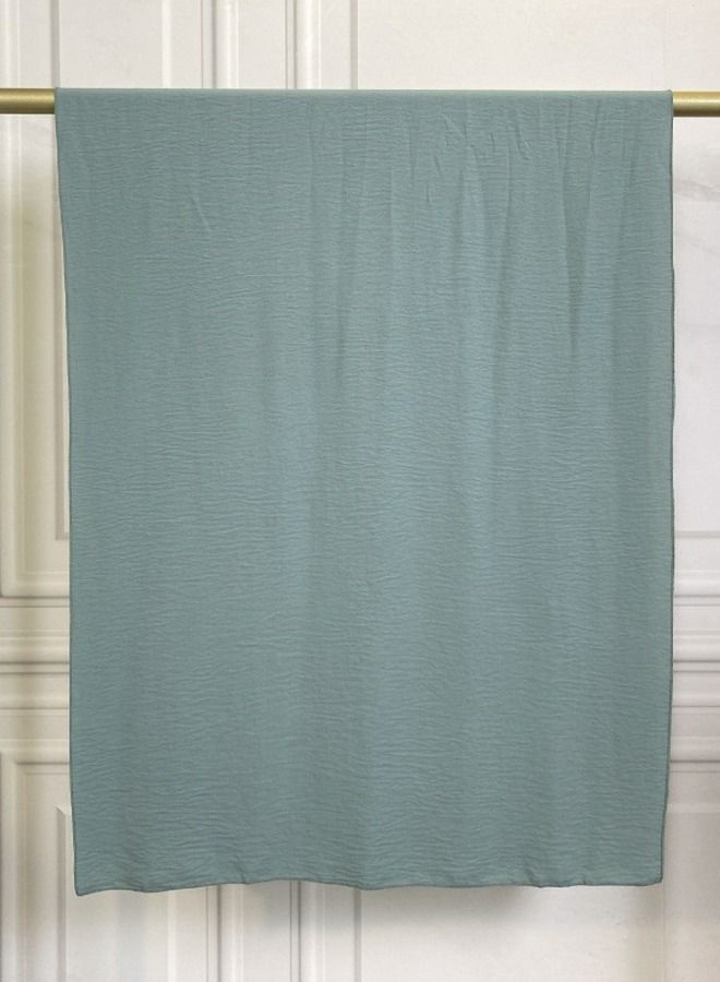 إسكدنيا Muslim Headscarf Solid Color Long Scarf Wrap Scarves For Women Dusty Green
