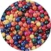 Yumttero 500PCS 8mm AB Color Acrylic Round Craft Beads Spacer Beads with Hole for DIY Bracelet Necklace Earrings Keychain Women Jewelry Making SuppliesAB Deep Mixed Color - Image 2