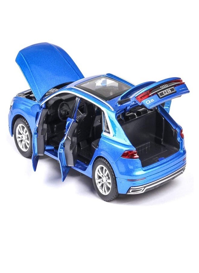 1:32 Audi Q8, Alloy Metal Pull Back Die-Cast Car Scale Model Pullback, with Sound Light Mini Auto Toy - Best Gifts Toys (Blue) - pzsku/Z1FB7C8136A856FB5D9E0Z/45/1741026502/0e7f2209-364e-4781-a843-09e4d6f72ba4