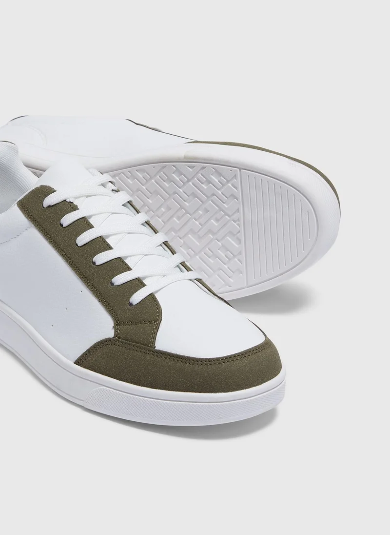 Matalan Khaki Smart Trainers