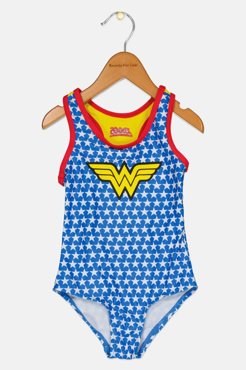 ZOGGS Toddlers Girl One Piece Allover Swimsuit, Multicolor - Image 2