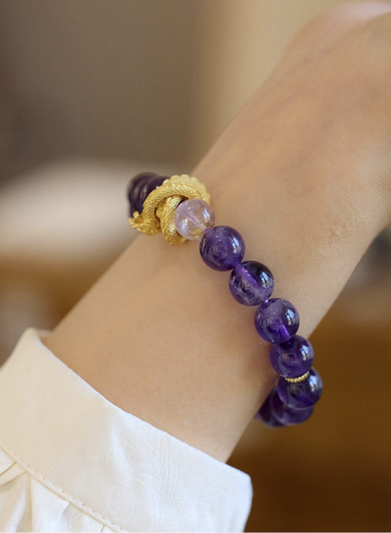 Jiu Zi Li Huo Luck Amethyst Bracelet - Image 4