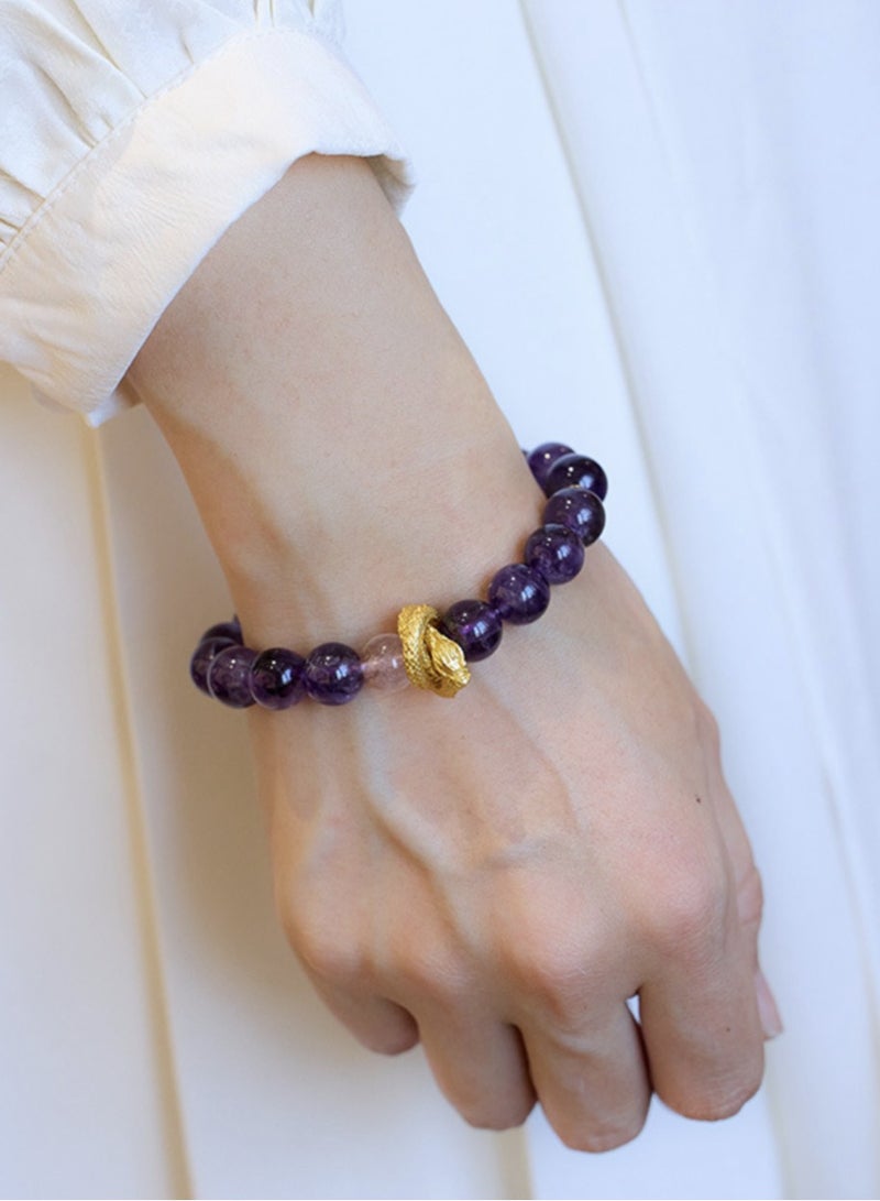 Jiu Zi Li Huo Luck Amethyst Bracelet - Image 1