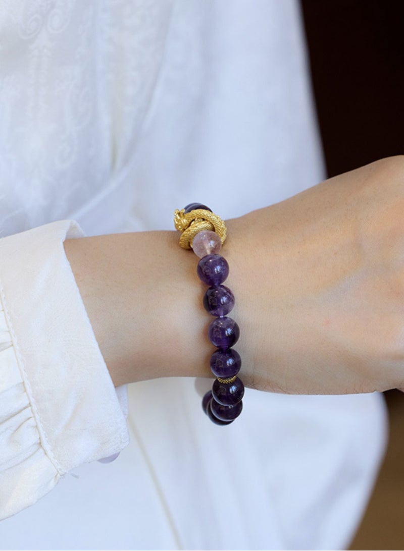Jiu Zi Li Huo Luck Amethyst Bracelet - Image 5