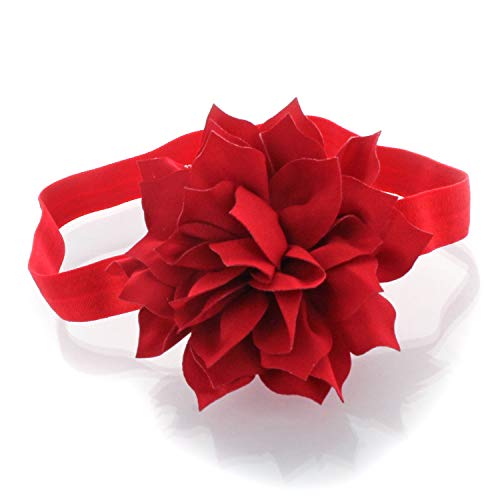 My Lello Baby Petal Flower Headbands Mixed Colors 2-Pack (Red/Green) - Image 5
