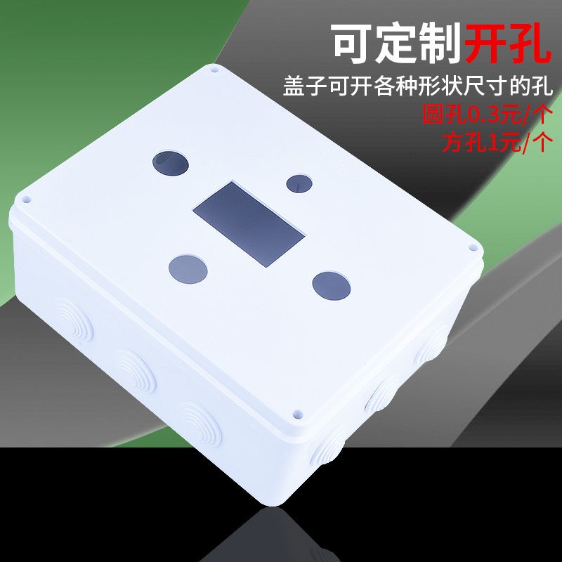 Outdoor Plastic Waterproof Junction Box Abs Waterproof Box Cable Monitoring Junction Box Sealed Terminal Distribution Box - Image 5