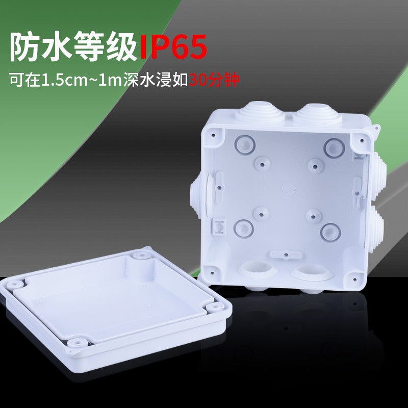 Outdoor Plastic Waterproof Junction Box Abs Waterproof Box Cable Monitoring Junction Box Sealed Terminal Distribution Box - Image 3