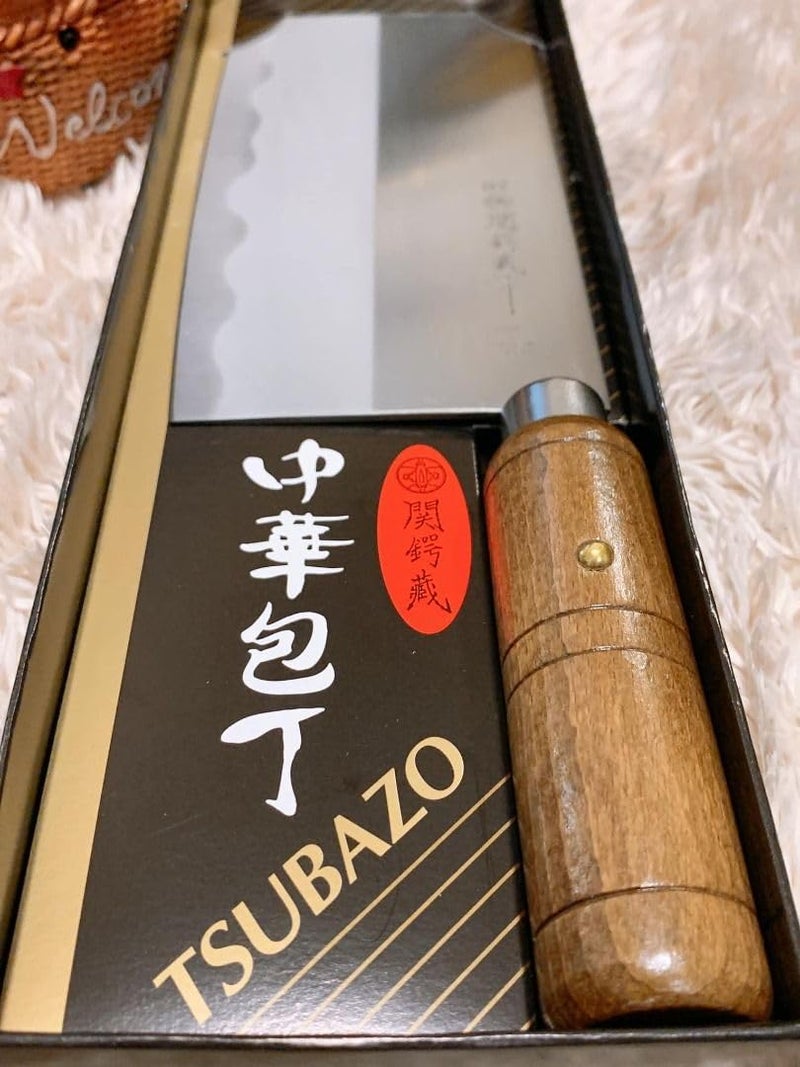 JapanBargain JapanBargain 1564, Chinese Chopping Knife Japanese Butcher Knife High Carbon Stainless Steel Kitchen Cleaver chef knives with Wooden Handle for Home and Restaurant, Made in Japan  - Image 5