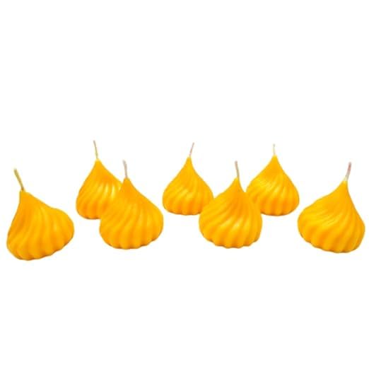ViNishq ViNishq Scented Small Sweets Shape Mini Wax Candle for Decoration Ganesh Chaturthi Special Festivals Birthday Wedding Diwali Celebration 100 Soy Wax MODAK - Image 2