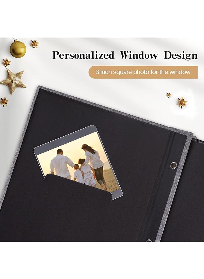 إيروريكس ألبوم صور صغير 4X6 300 صورة غلاف كتان كتاب صور للعائلة والذكرى السنوية للزفاف والإجازة للطفل، بيج 300 جيب - Image 5