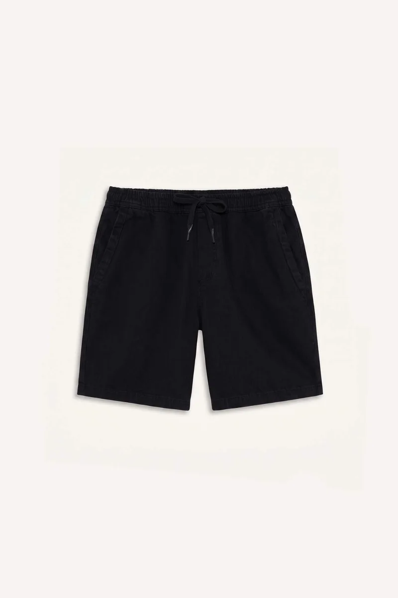 Relax Fit Denim Bermuda