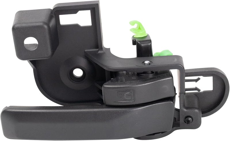 TRQ Front Left Rear Interior Door Handle Black Compatible with 2011-2016 Jeep Wrangler - Image 1