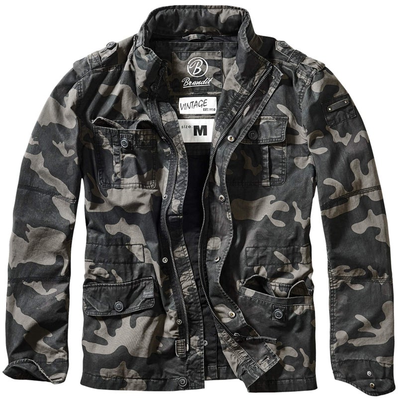 Brandit Britannia Jacket Dark Camo Size XL - Image 5