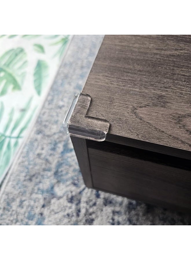 Gudui 32 حزمة واقيات زوايا لحماية الأطفال حواف أمان، واقي زوايا طاولة شفاف للأثاث، المكاتب، الكراسي، على شكل L - Image 4