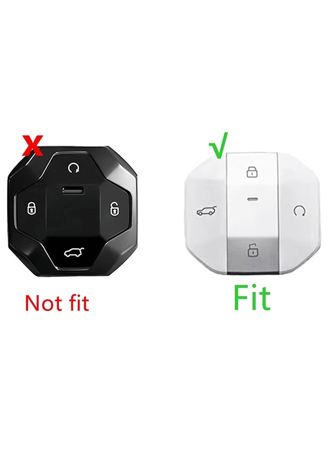 غطاء مفتاح سيارة من سبائك الزنك لسيارات Jetour Traveller T1 T2 2025+ 2026 و Freedom Freer، غطاء حماية لجهاز التحكم عن بعد، حامل سلسلة مفاتيح، ملحقات - Image 2