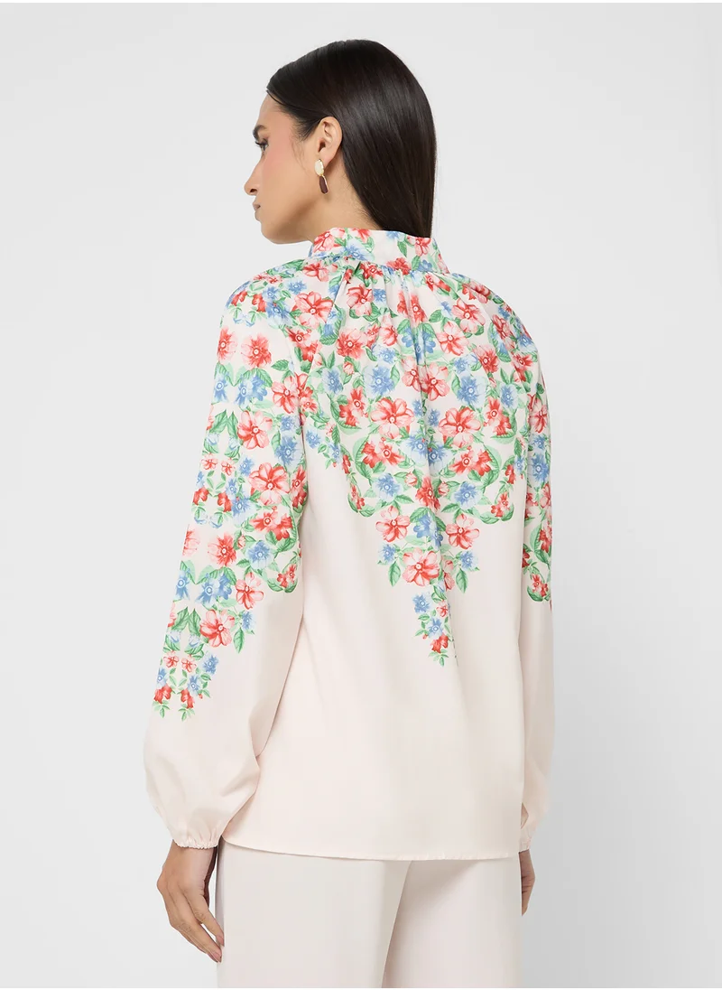 ELLA Floral Print Top