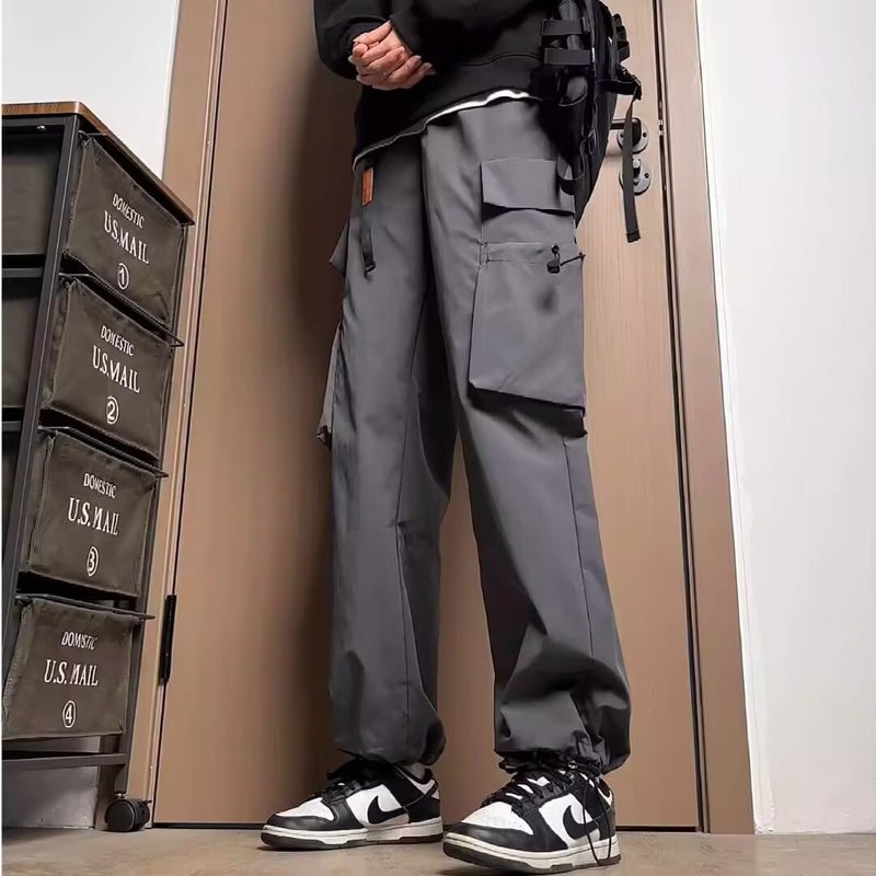 New American Vibe Pants High Street Ins Neutral Style Wearable Loose Ankle-Tied Hiphop Overalls Combat Pants - Image 2