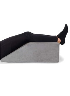 AllSett Health Leg Elevation Pillow - Memory Foam Leg Elevating Pillow | Leg Rest Wedge - Leg Pillow Elevation Blood Circulation | Relieves and Recovers Foot & Ankle Injuries | Foot Elevation Pillows for Swelling  - Image 1