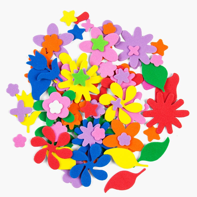 Eva Patch Kindergarten Handmade Diy Kidsren'S Sponge Foam Paper Creative Patch With Adhesive Backing Preschool Education Stereo Sticker - Image 2