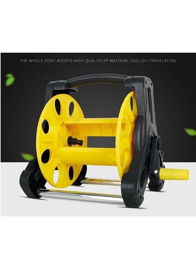Arabest Garden Hose Reel 15m Kit Flexible Metal Water Hose Bracket Suitable For Garden Camping Balcony Watering Hose  - Image 5