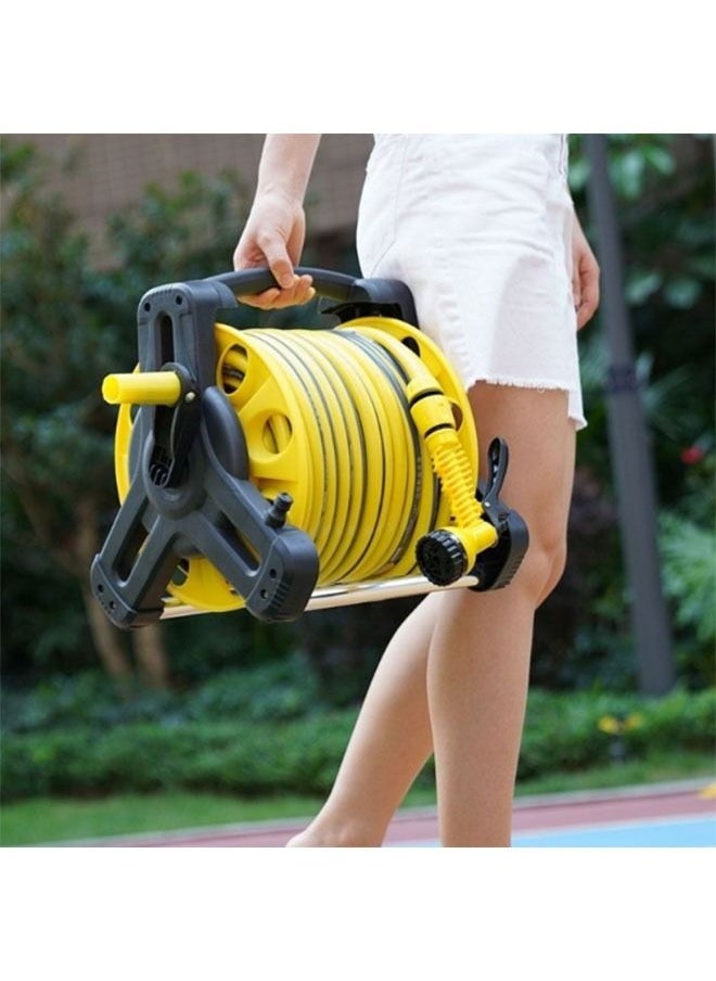 Arabest Garden Hose Reel 15m Kit Flexible Metal Water Hose Bracket Suitable For Garden Camping Balcony Watering Hose  - Image 3