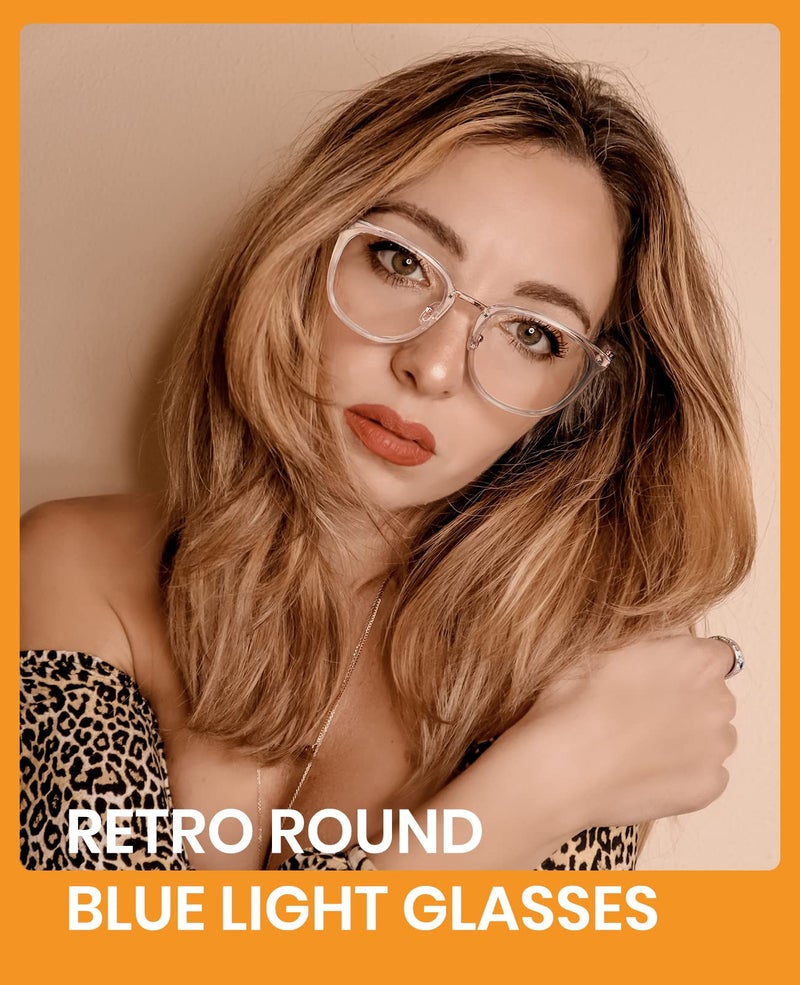 Cyxus 2 Pack Blue Light Glasses for Women, Anti Blue Light Eyeglasses for Woman Reduce Eye Fatigue Eyewear and Headaches - Image 3