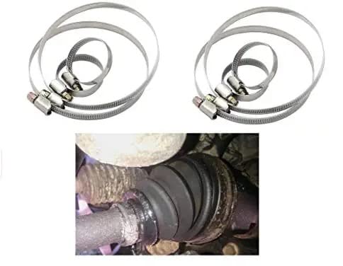 SET OF EIGHT CLAMPS CV Axle Repair Clamps Kit for Leaking Boots after Lift Kit FITS FJ Cruiser Tacoma 4Runner Tundra