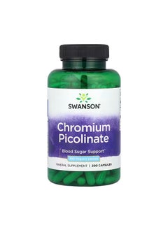 SWANSON Swanson, Chromium Picolinate, 200 mcg, 200 Capsules 