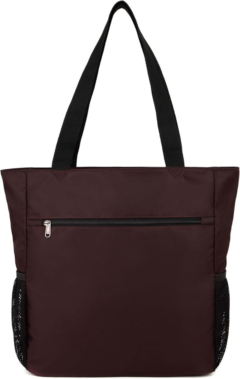 ETidy Large Capacity Foldable Tote Bag With Zipper Water-resistant SandproofWomen Beach Bag Handbag GymBag Travel ShoppingBag - Image 2