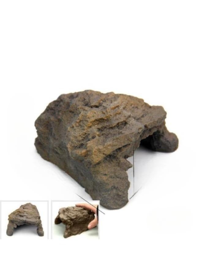 NomoyPet Reptile Hides and Caves Habitats Aquarium Decoration for Lizard Geckos Snake Spiders Frogs Turtle - Image 1