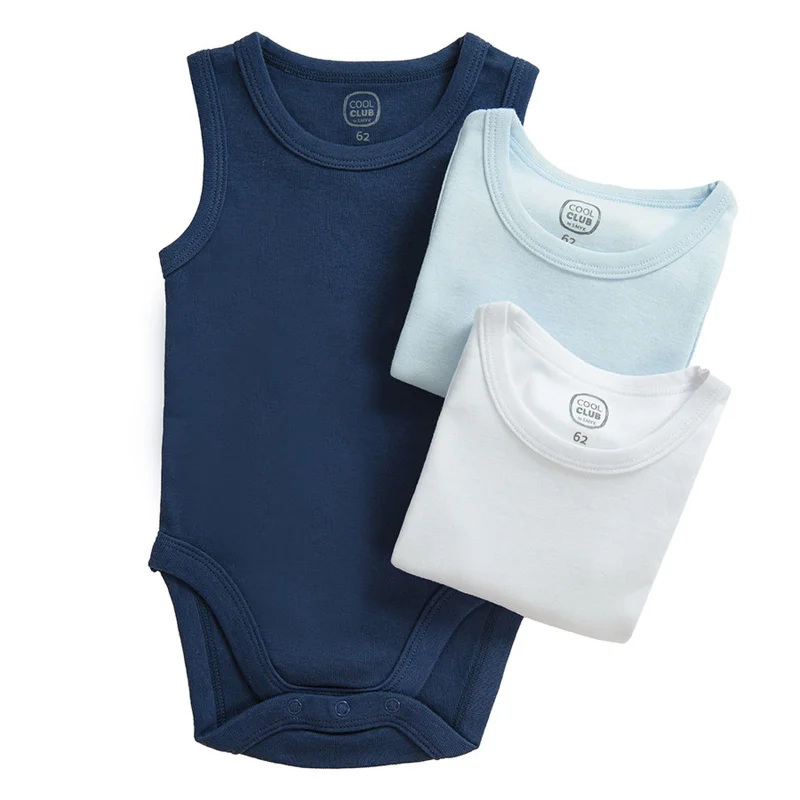 Cool Club by SMYK MULTICOLOUR COTTON BODY N/S 3-PACK