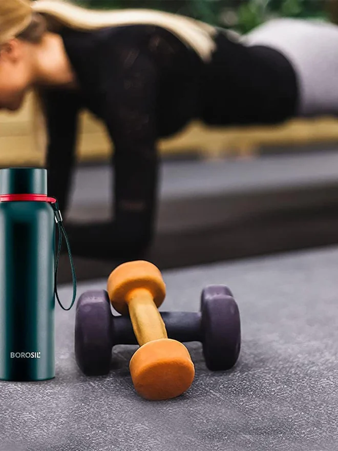 بوروسيل زجاجة فاكيوم تريك سوداء  مل