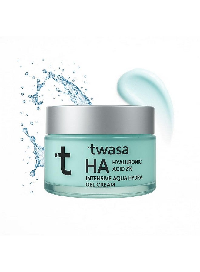 Twasa 2% Hyaluronic Acid Gel Cream 50g | Oil-Free, Non-Sticky, Light Water Gel for Fast Absorption & Intense Hydration | Long Lasting Hydration | For Dry Skin, Normal & Sensitive Skin - Image 1