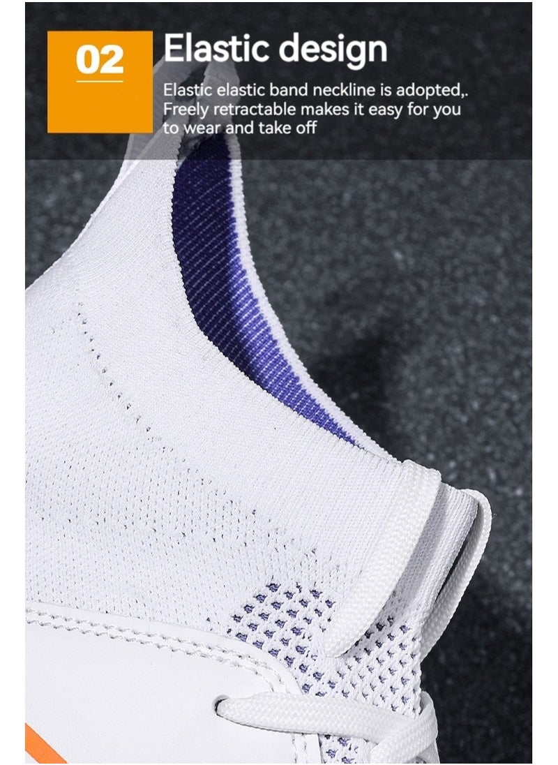 M MIAOYAN M MIAOYAN Fashionable Football Shoes Children's Adult Training Shoes Men's and Women's Competition Football Shoes Set (Free Football Socks)  - Image 3