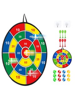 HOFEESEA Kids Dart Board with 12 Sticky Balls Boys 6 Sticky Dart Toys Indoor Sport Outdoor Fun Party Play Game Toys Birthday Gifts  - Image 1