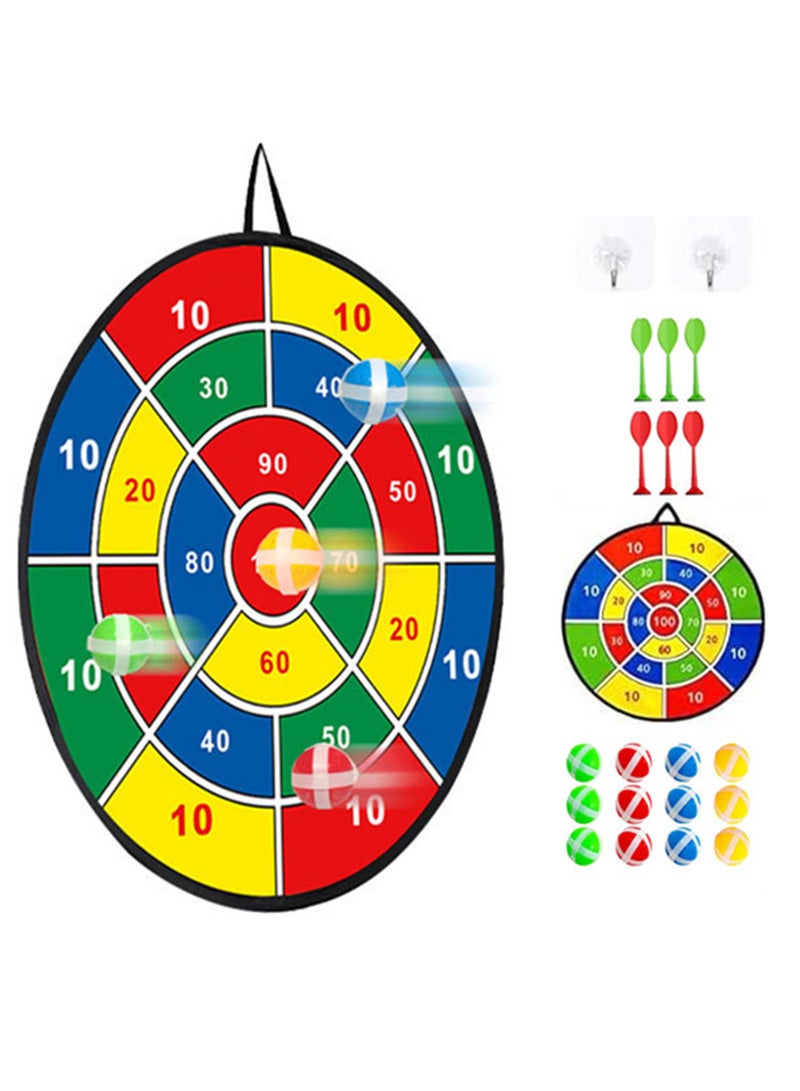 HOFEESEA Kids Dart Board with 12 Sticky Balls Boys 6 Sticky Dart Toys Indoor Sport Outdoor Fun Party Play Game Toys Birthday Gifts - Image 1