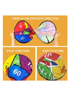 HOFEESEA Kids Dart Board with 12 Sticky Balls Boys 6 Sticky Dart Toys Indoor Sport Outdoor Fun Party Play Game Toys Birthday Gifts  - Image 5