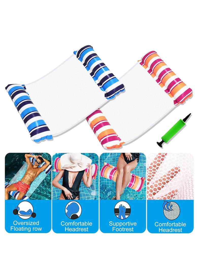 MUMS PLANET - Adult Pool Float - Inflatable Pool Float Multi-Purpose Pool Toys as Pool Lounger, Pool Hammock, Chair, Portable Water Float - Image 1