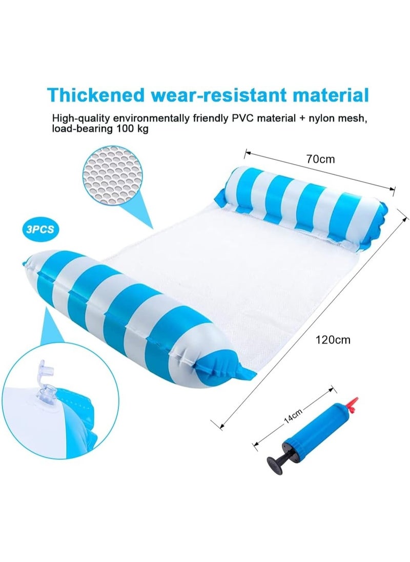 Adult Pool Float - Inflatable Pool Float Multi-Purpose Pool Toys as Pool Lounger, Pool Hammock, Chair, Portable Water Float
