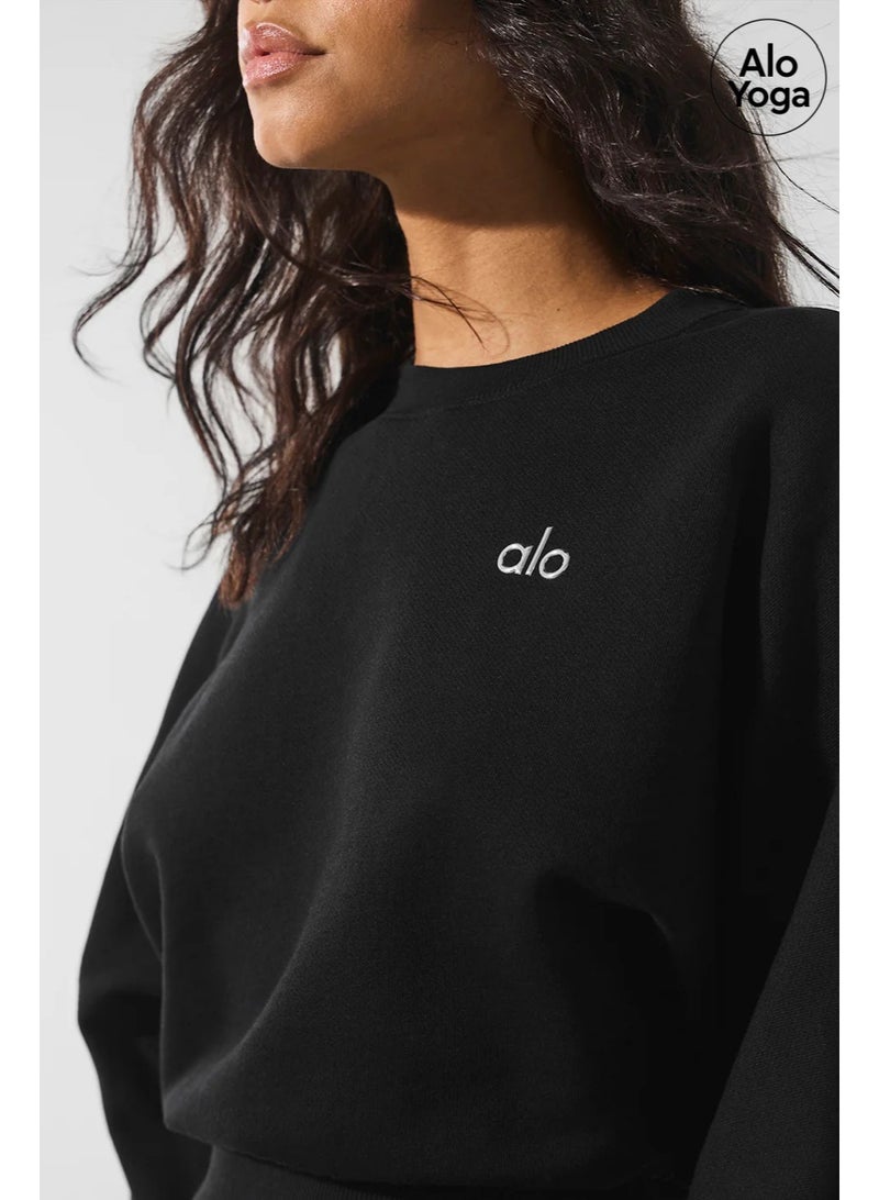 Alo Yoga Accolade cropped crew neck top - Image 3