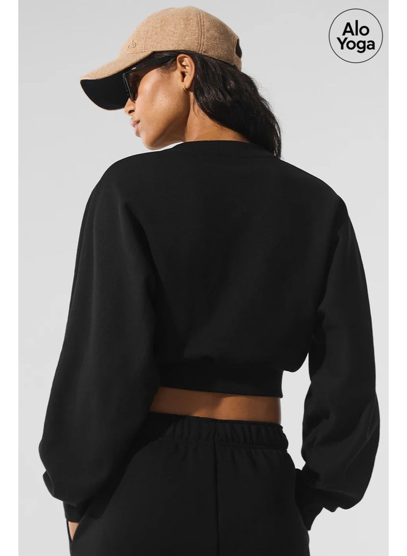 Alo Yoga Accolade cropped crew neck top - Image 2