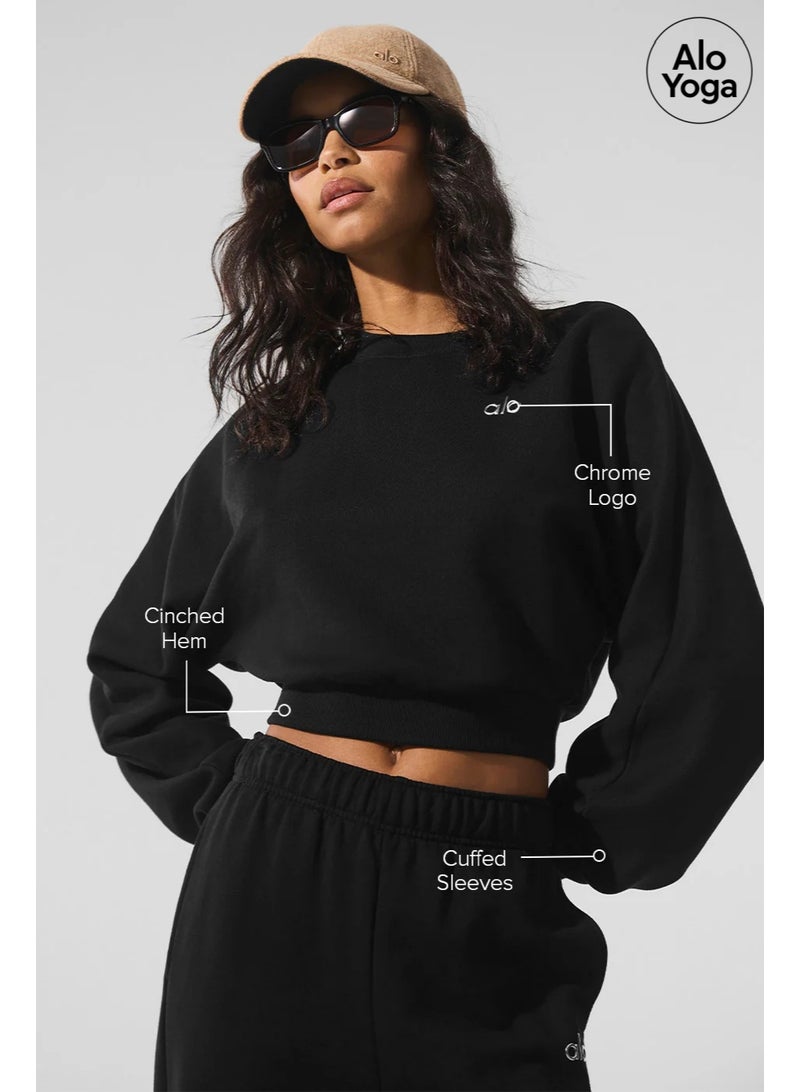 Alo Yoga Accolade cropped crew neck top - Image 1