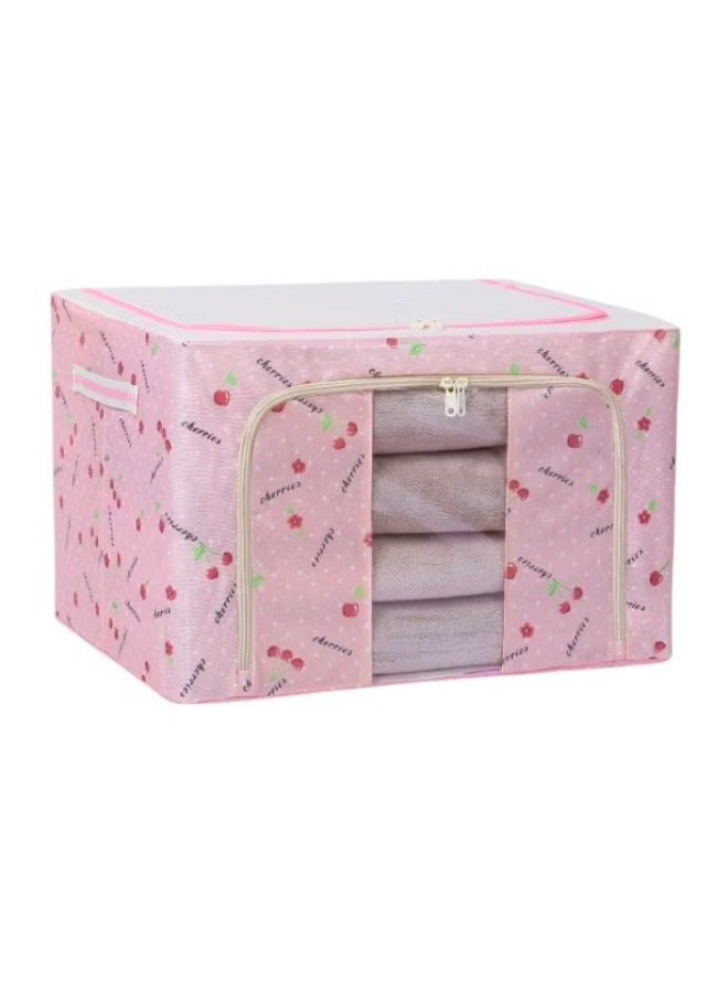eBasket Storage bag with metal legs Storage bag with a capacity of 100 liters for storing all clothes blankets and furnishings Made of high quality materials to ensure the longest possible use (color may vary) - Image 1