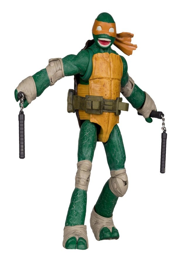 McFarlane Toys- Teenage Mutant Ninja Turtles (Page Punchers) Michelangelo 5in Action Figure with Comic - Image 4