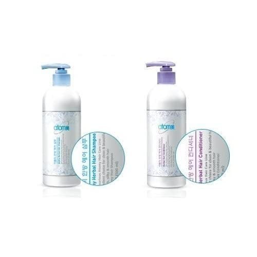 Atomy Herbal Hair Shampoo 500ml + Conditioner 500ml - Image 3
