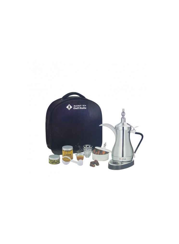 غالف دالا Gulf Dalla Coffee Maker Set 1 L 1000 W GA-C94848 Silver - Image 2