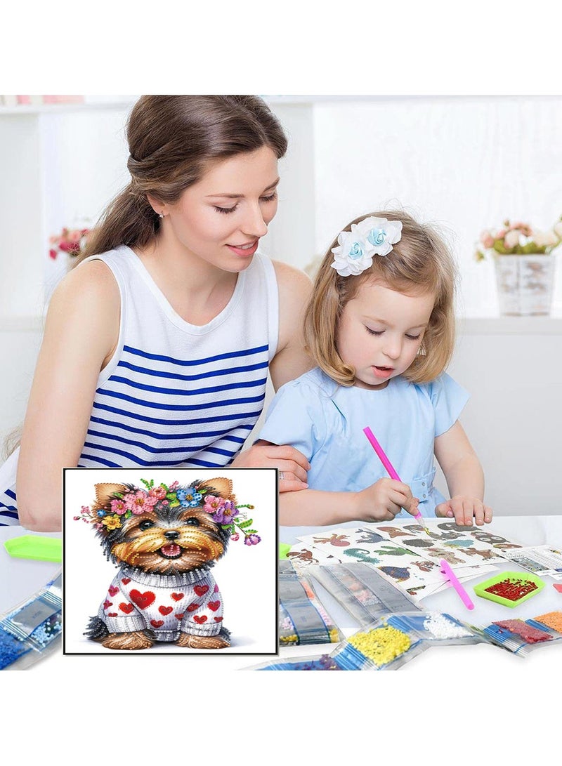 5D Special Shaped Diamond Art Set, Suitable For Beginners, Adult Animal Diamond Painting Set, Used For Home Wall Decoration Gifts 12 × 12 Inches/30 × 30 Centimeters  - Image 4