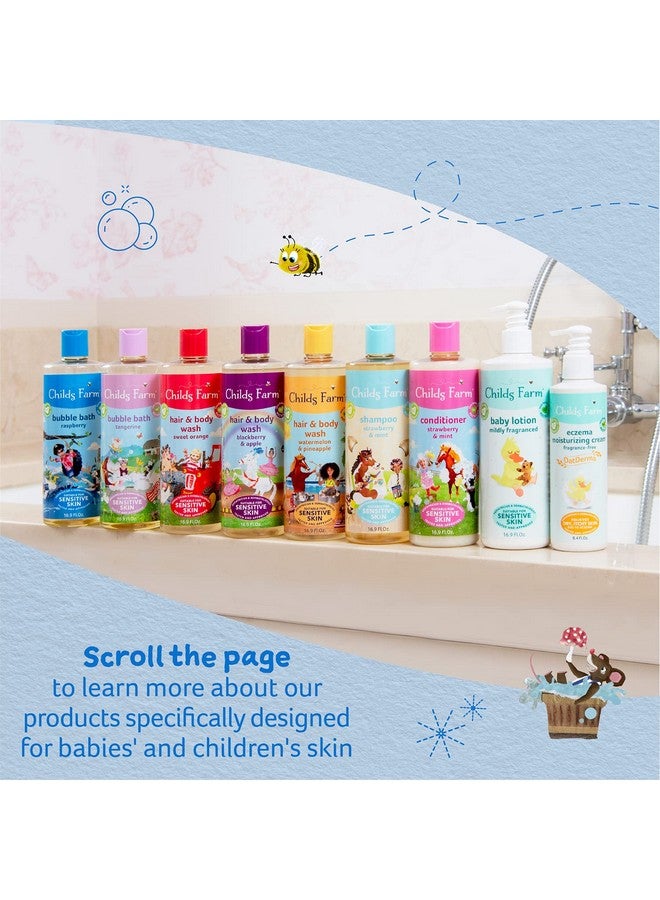 Childs Farm Kids Bubble Bath For Dry Sensitive Skin Organic Tangerine Gently Cleanses & Soothes Vegan Crueltyfree 16.9 Fl Oz - Image 4