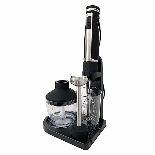 Blendtec Immersion Blender - Handheld Stick Blender, Whisk, and Food Processor - Includes 3 Attachments, 20 oz BPA-Free Jar, and Storage Tray - Stainless Steel - Image 2