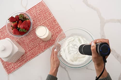 Blendtec Immersion Blender - Handheld Stick Blender, Whisk, and Food Processor - Includes 3 Attachments, 20 oz BPA-Free Jar, and Storage Tray - Stainless Steel - Image 5